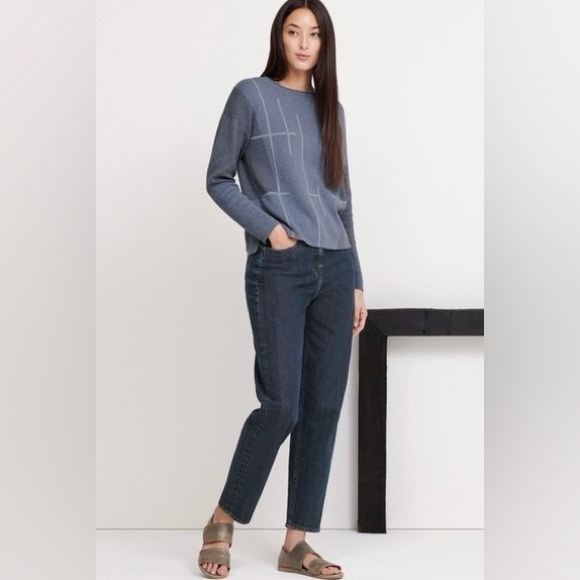 Koral Denim - Koral Women's Crop Relaxed Selvage Skinny Blue Jeans Sz 34